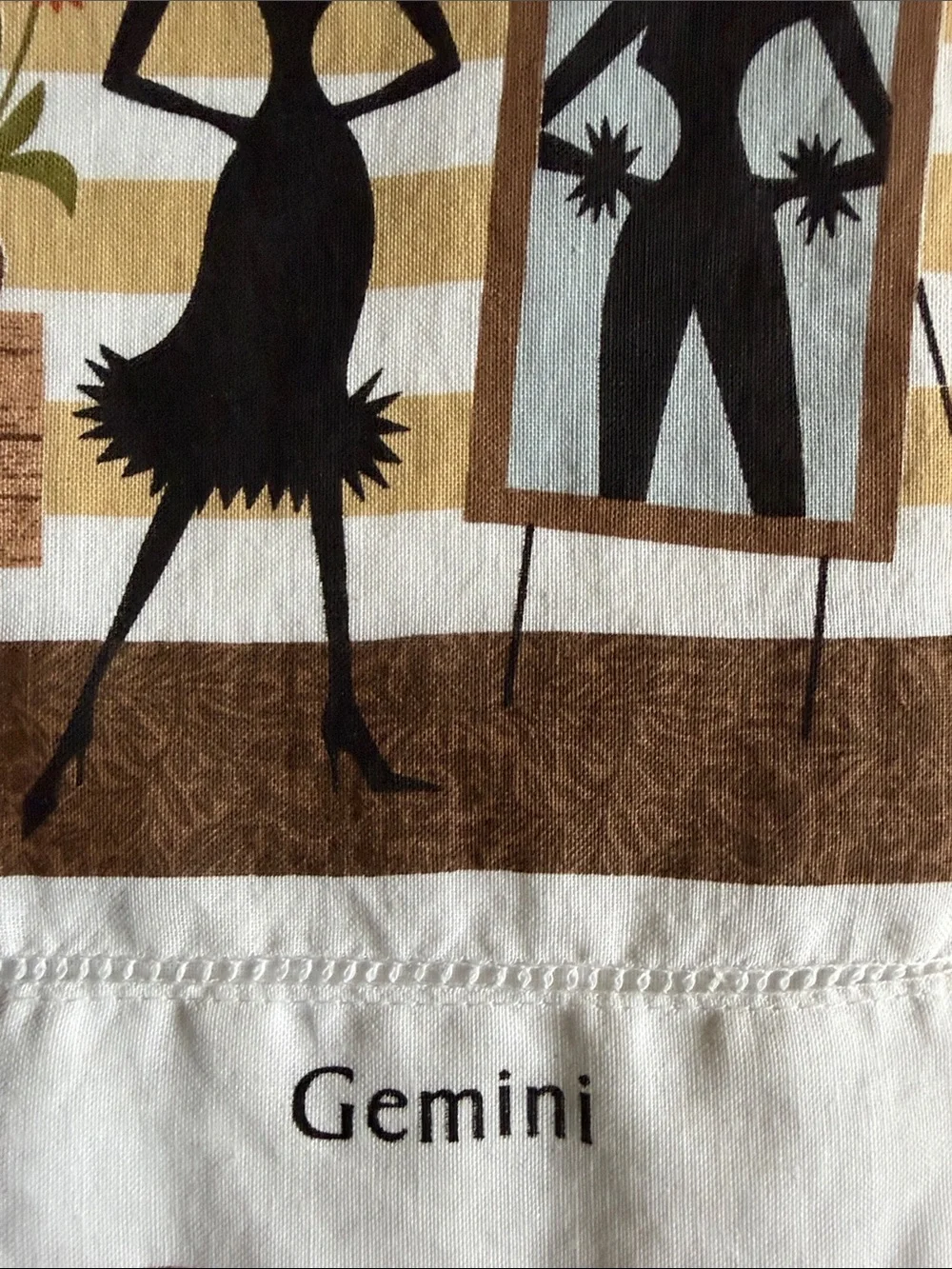 Vintage Gemini Zodiac Kitchen Towel Fashion Linen